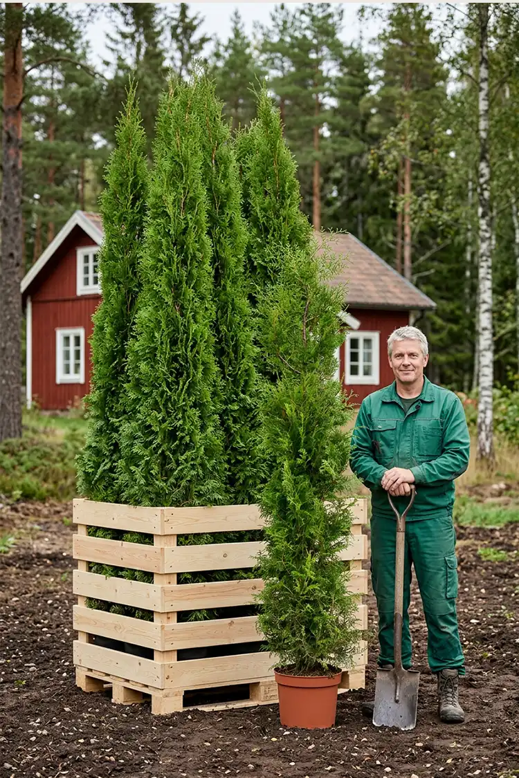 Tuja Brabant Krukke 200-240cm - Bilde 2