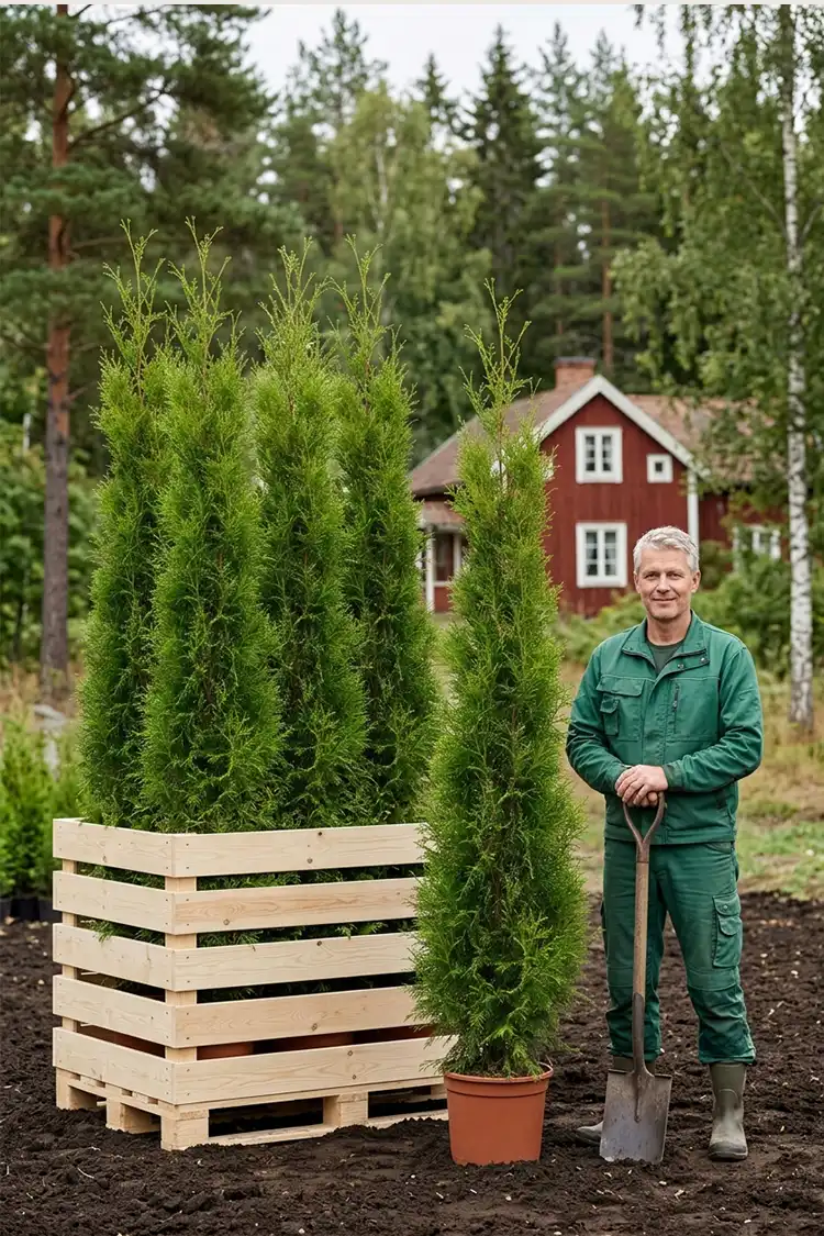 Tuja King of Brabant Krukke 200-240cm - Bilde 2